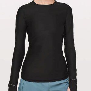 Lululemon Black Zoned In Long Sleeve